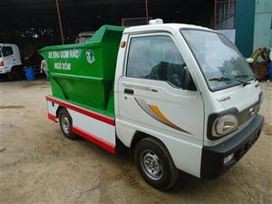 xe thu gom rác thải mini 1 khối